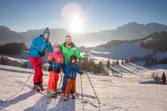 Golling Familie Skifahren Moosegg